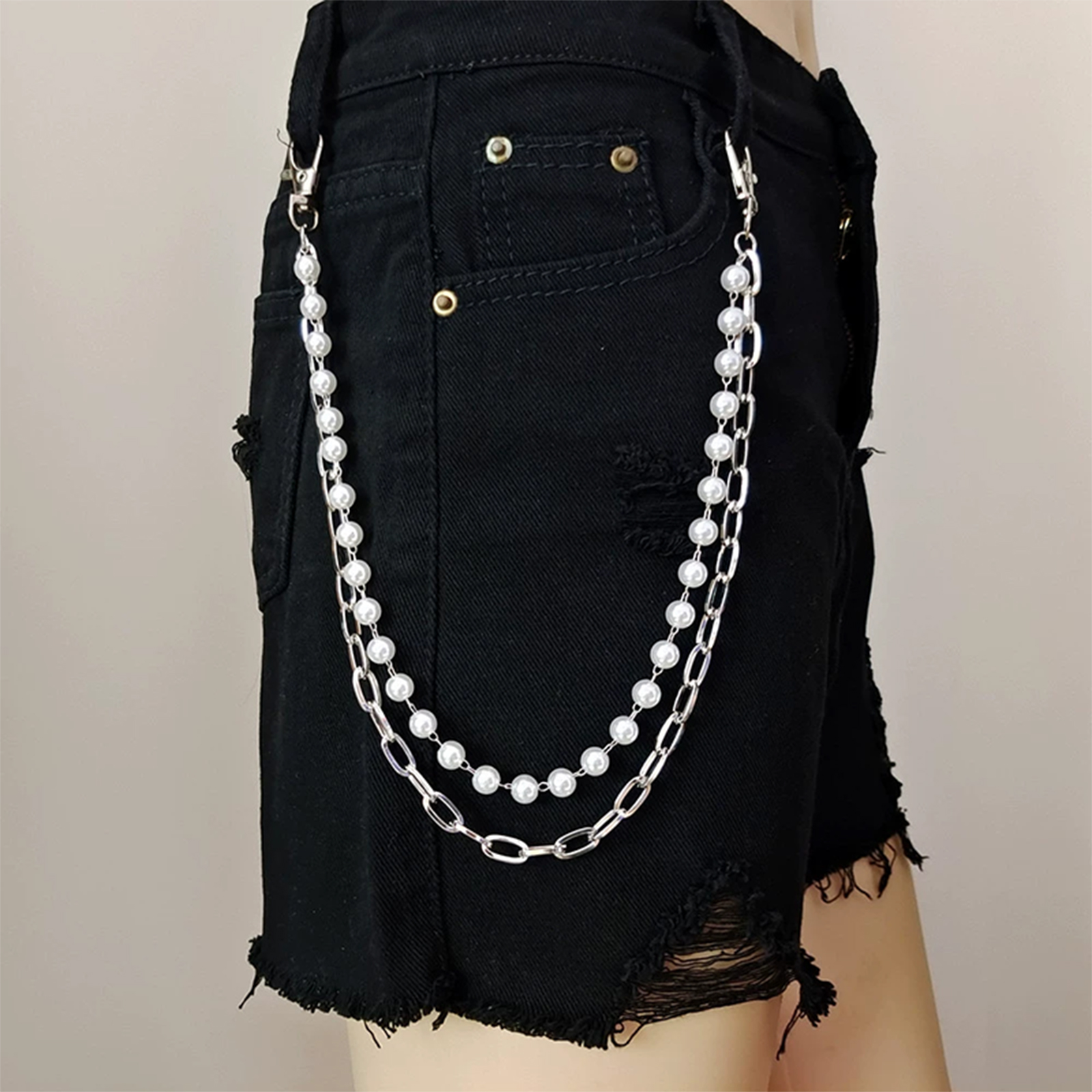 Simple Waist Chain For Women T - Street Fashion Jeans Women ulasan dan harga