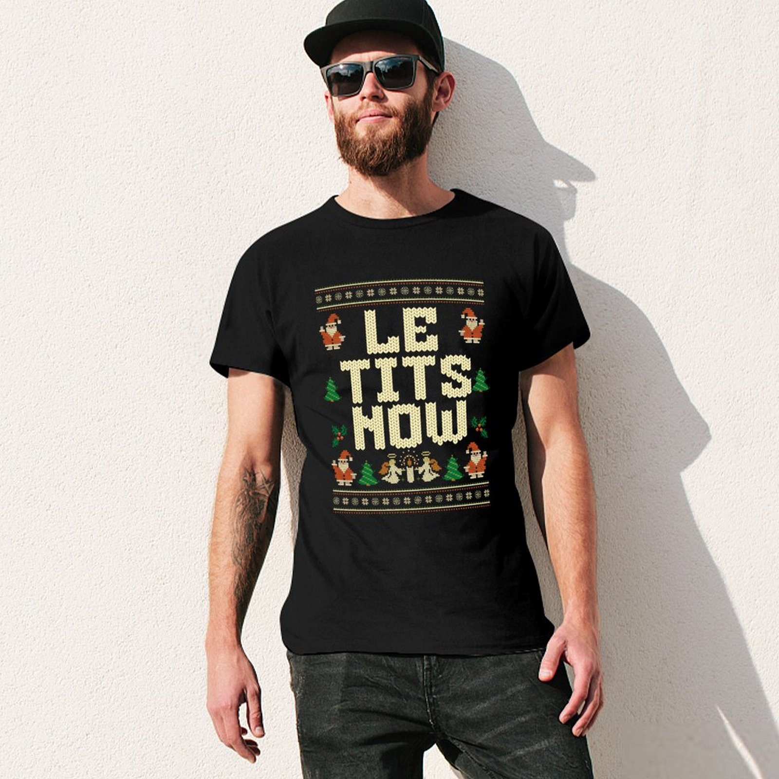 Le Tits Now Christmas Ugly Swe - Street Fashion Now ulasan dan harga