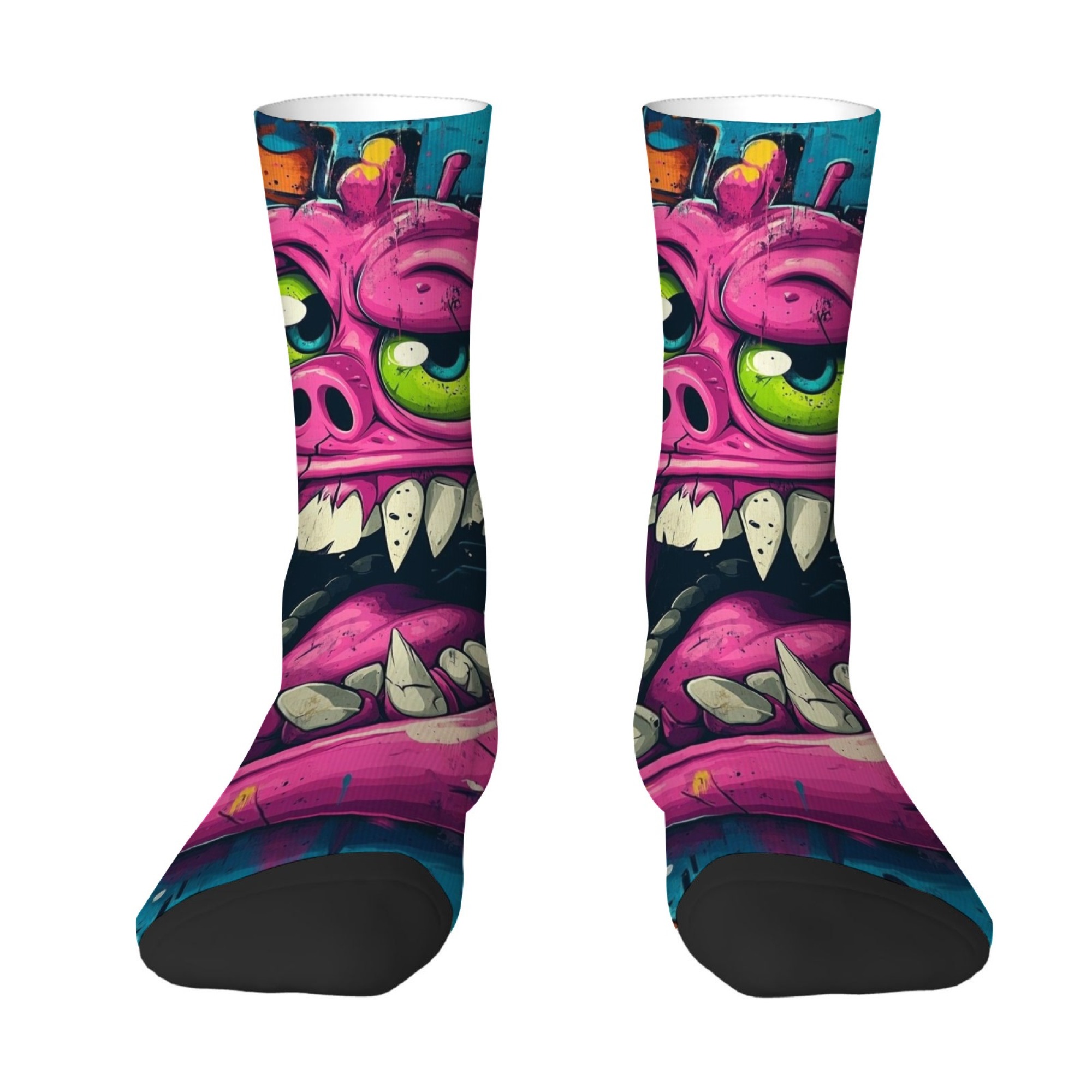 Street Graffiti Style Monster  - Quirky Street Fashion ulasan dan harga