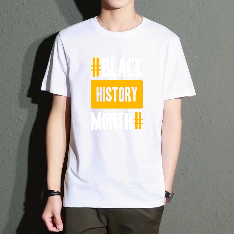 Men's Black Round-Neck Short-S - Street Fashion History ulasan dan harga