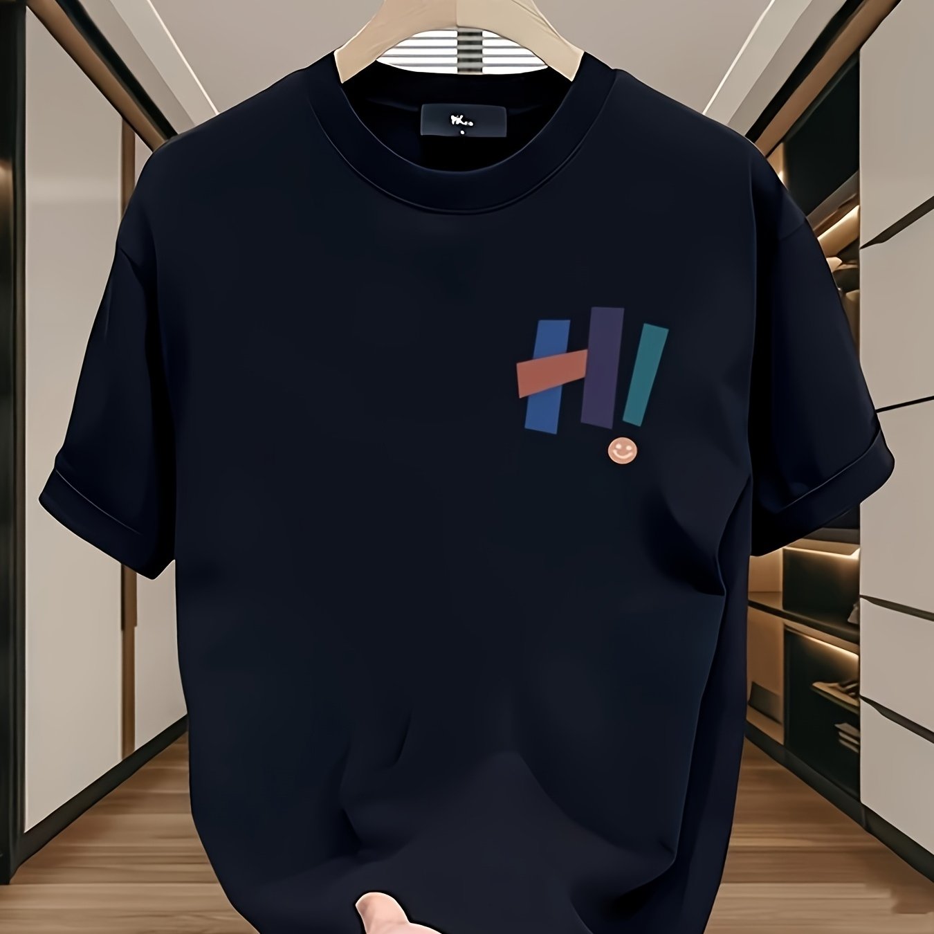 Men's T-shirt, 100% cotton, pa - Street Fashion Urban ulasan dan harga