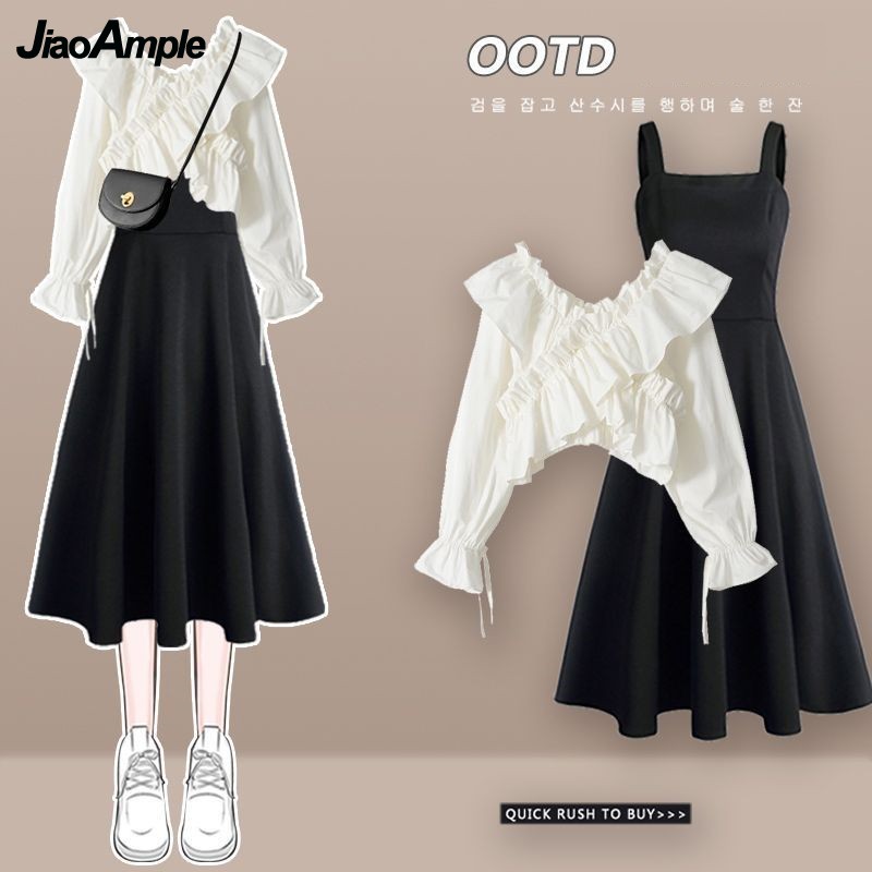 Women's Dress Set 2026 Spring  - Street Fashion Korean ulasan dan harga