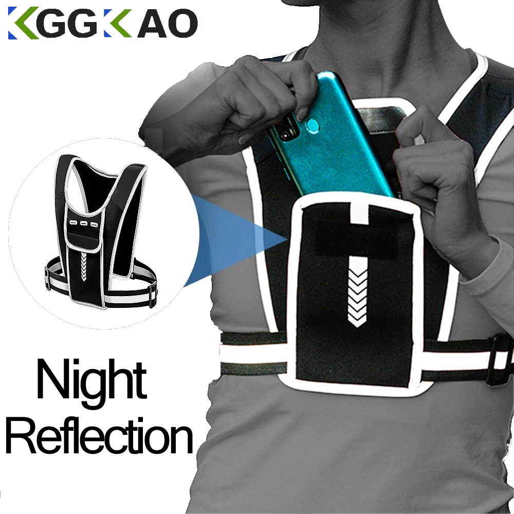 Running Vest Phone Holder for  - Reflective Jacket Running ulasan dan harga