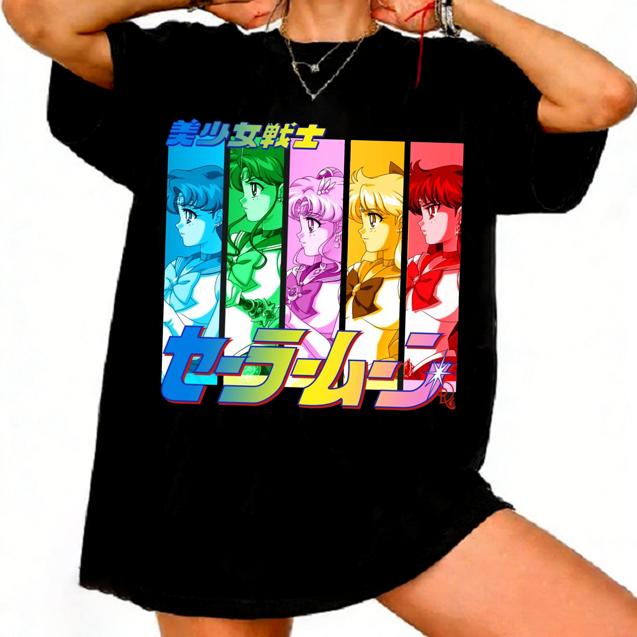 Sailor Moon 90s Retro Anime Gr - Street Fashion Urban ulasan dan harga