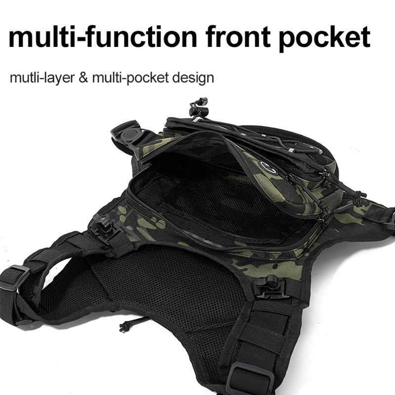 Tactical Bag Front Chest Rig V - Reflective Jacket Running ulasan dan harga