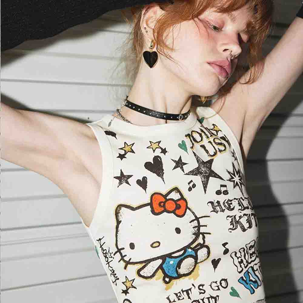 Sanrio Hello Kitties Women's C - Street Fashion Girls ulasan dan harga