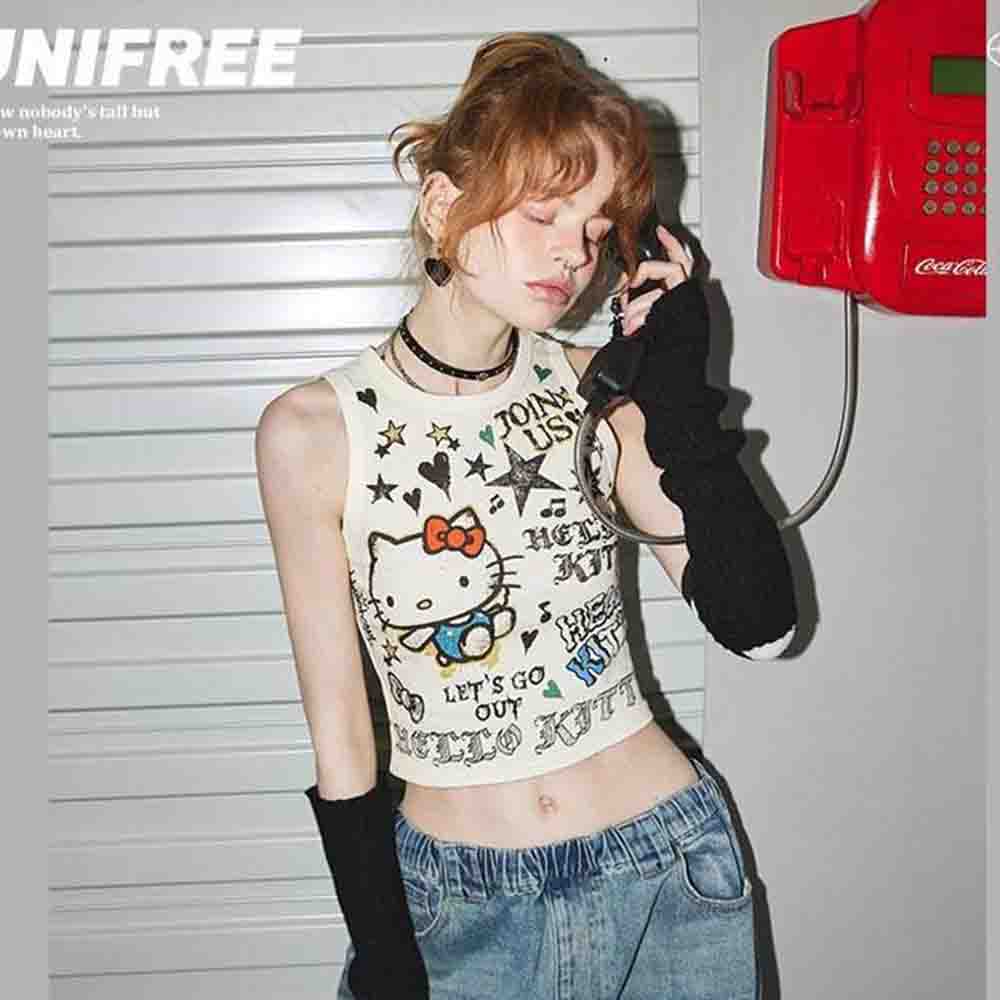 Sanrio Hello Kitties Women's C - Street Fashion Girls ulasan dan harga