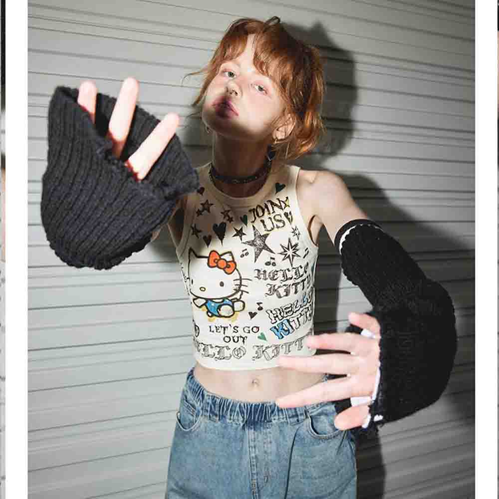 Sanrio Hello Kitties Women's C - Street Fashion Girls ulasan dan harga