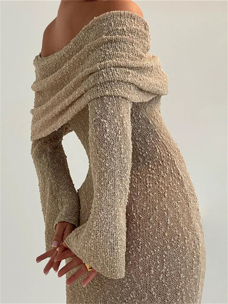 Off-Shoulder See-Through Sequi - Street Fashion Look ulasan dan harga