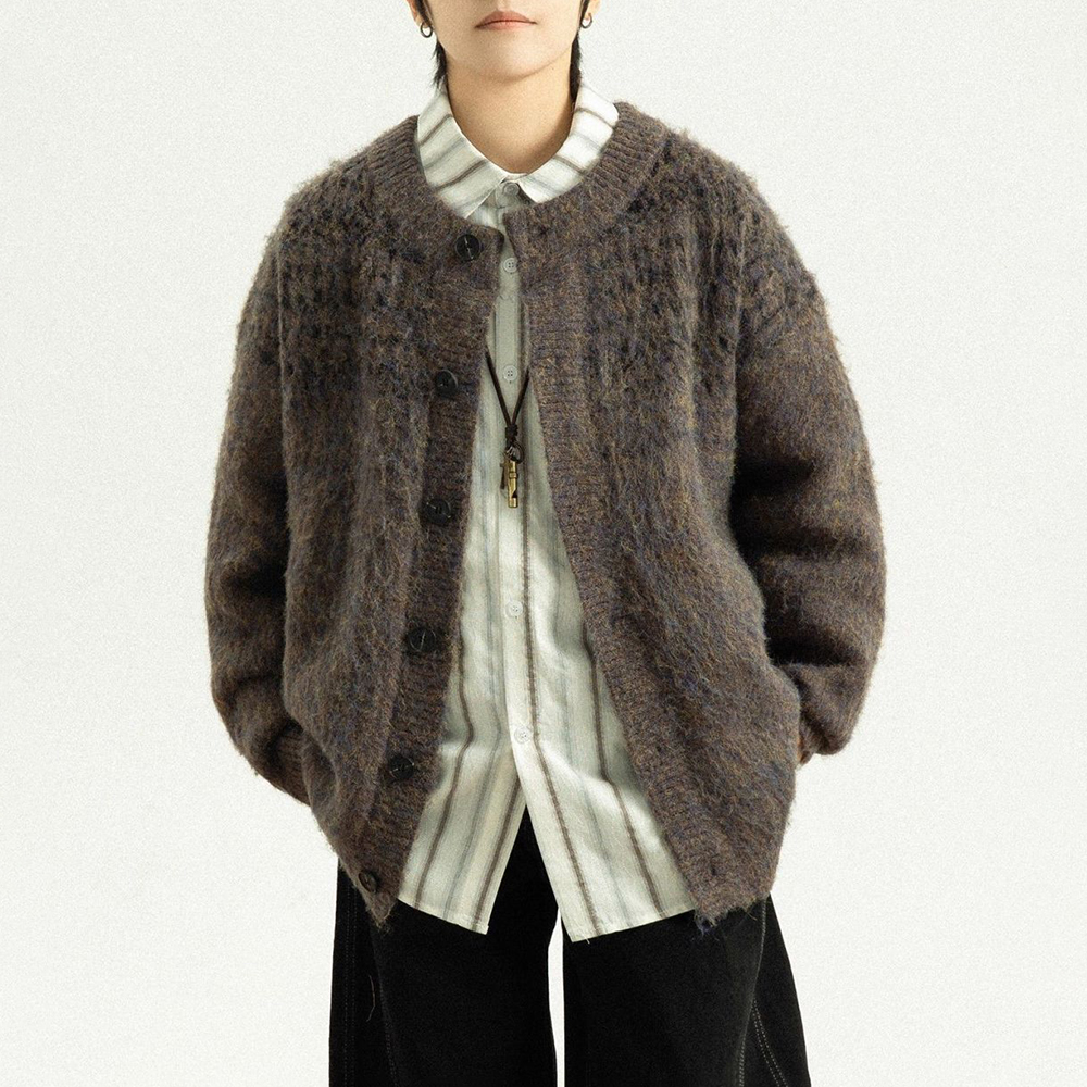 Winter New Men's Long-Sleeved  - Street Fashion Trends 2025 ulasan dan harga