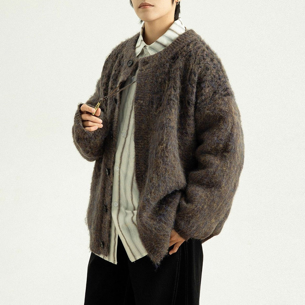 Winter New Men's Long-Sleeved  - Street Fashion Trends 2025 ulasan dan harga