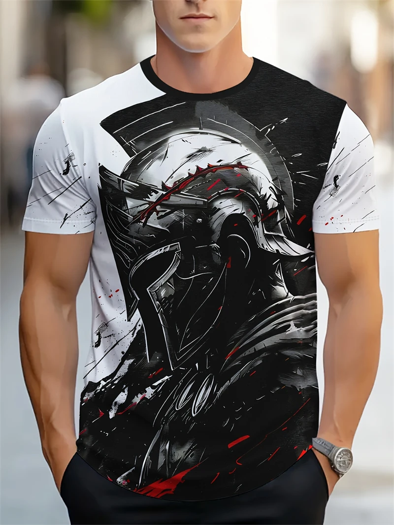 Mens Spartan Warrior Helmet 3D - Street Fashion Outfit For Men ulasan dan harga