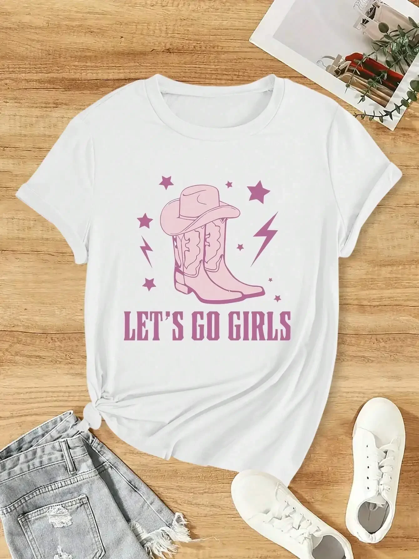 new model Women T-Shirt Vintag - Street Fashion China Models ulasan dan harga