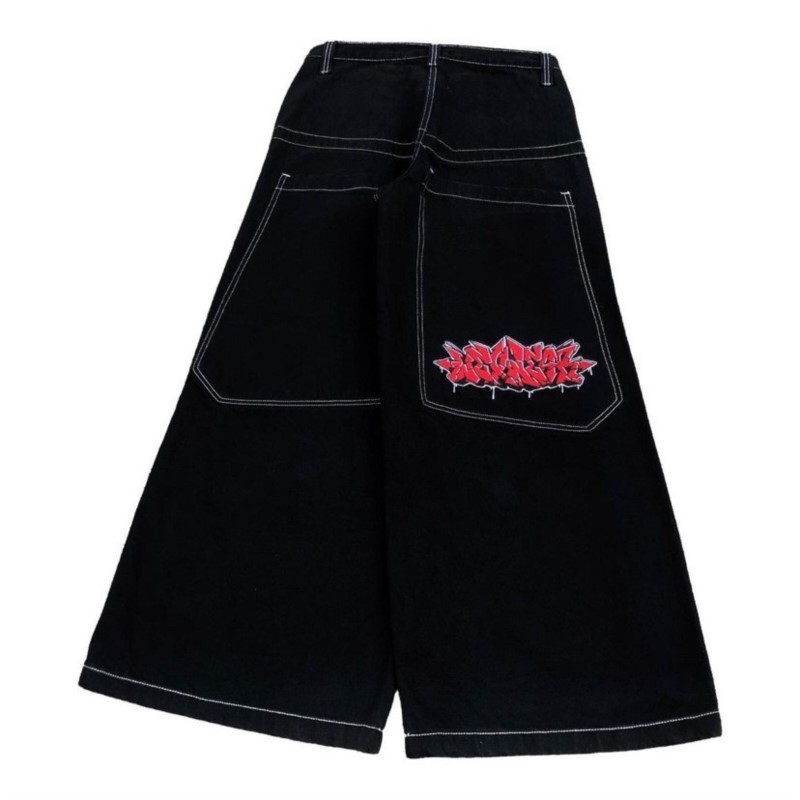 American Fashion Hip Hop Overs - Street Fashion Jeans Women ulasan dan harga