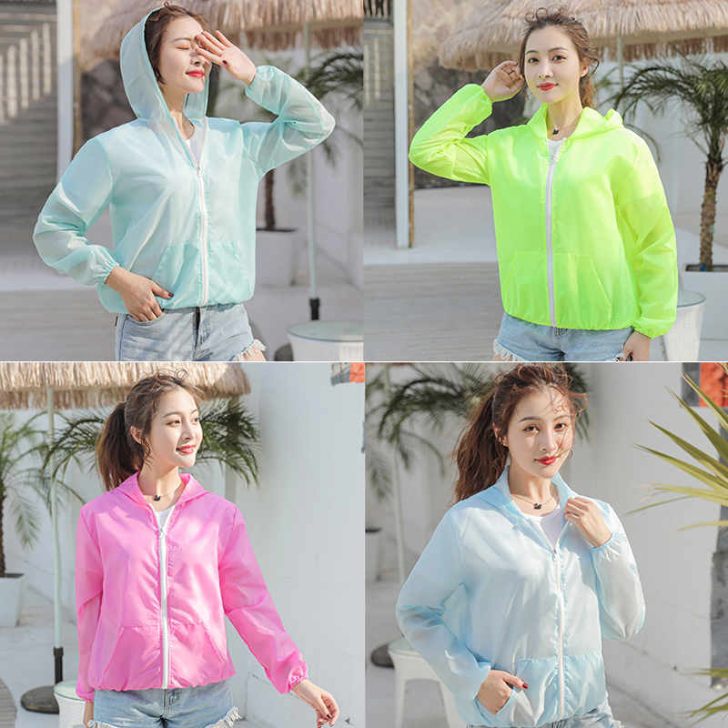 Jacket Women Summer Sun Protec - Reflective Jacket Running ulasan dan harga
